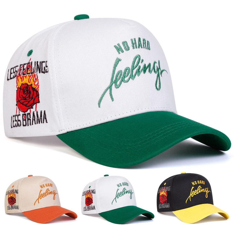 Unissex sem duro bordado lado rosa bonés de base primavera outono ao ar livre c