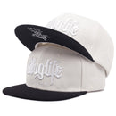 Moda masculina série ladrão dupla cor bloco snapback boné unissex guarda-sol