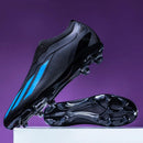 Sapatos de futebol de cano baixo unissex treinamento competição jogo sem costu