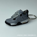 Tendência aj4 chaveiro jordan 4 modelo de sapato esportivo conjunto mochila pre