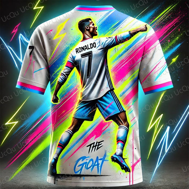2025 CHATGPT Design Original Novo Arriavl The Goat Design Camisa de Futebol Kit