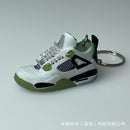 Tendência aj4 chaveiro jordan 4 modelo de sapato esportivo conjunto mochila pre