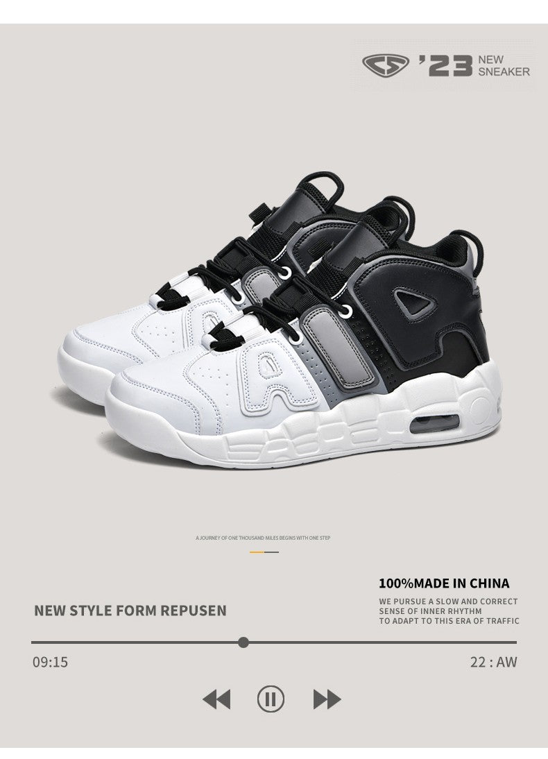 Homens esportes tênis de corrida maratona almofada ar prazer leve ao ar livre a