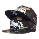 Moda masculina série ladrão dupla cor bloco snapback boné unissex guarda-sol