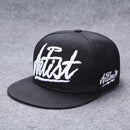 Nova moda masculina carta bordado maré all-match aba plana boné de beisebol ve