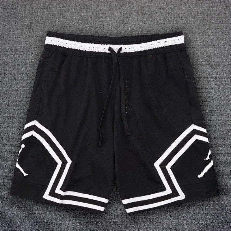 Shorts de basquete American Flyer masculino e feminino, esportivo, corrida, casu