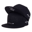 Moda masculina série ladrão dupla cor bloco snapback boné unissex guarda-sol