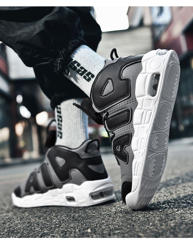 Homens esportes tênis de corrida maratona almofada ar prazer leve ao ar livre a