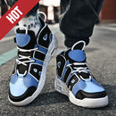 Homens esportes tênis de corrida maratona almofada ar prazer leve ao ar livre a