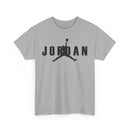 Camiseta esportiva masculina de manga curta gráfica esportiva basquete eua mich