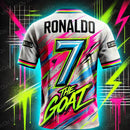2025 CHATGPT Design Original Novo Arriavl The Goat Design Camisa de Futebol Kit