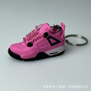 Tendência aj4 chaveiro jordan 4 modelo de sapato esportivo conjunto mochila pre