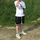 Calções de basquete esportivo masculino malha rápida calções de ginásio pa