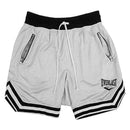 Everlast fitness esportes basquete shorts masculino verão casual solto malha sh