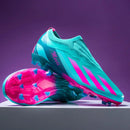 Sapatos de futebol de cano baixo unissex treinamento competição jogo sem costu