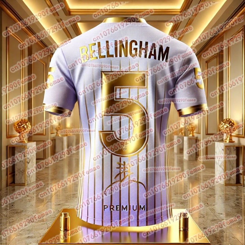 Verão novo bellingham edição comemorativa de alta qualidade camisa esportiva