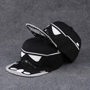 Nova moda masculina carta bordado maré all-match aba plana boné de beisebol ve