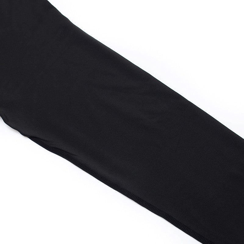 Homens correndo camiseta mangas compridas esporte t ginásio de fitness moletom