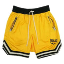 Everlast fitness esportes basquete shorts masculino verão casual solto malha sh