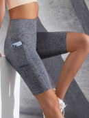 Mulheres cor sólida yoga shorts jogging corrida ciclismo fitness roupas esporti