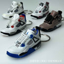 Tendência aj4 chaveiro jordan 4 modelo de sapato esportivo conjunto mochila pre