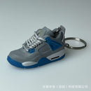 Tendência aj4 chaveiro jordan 4 modelo de sapato esportivo conjunto mochila pre