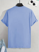 Verão masculino 100 algodão moda casual solto plus size milano italia padrão