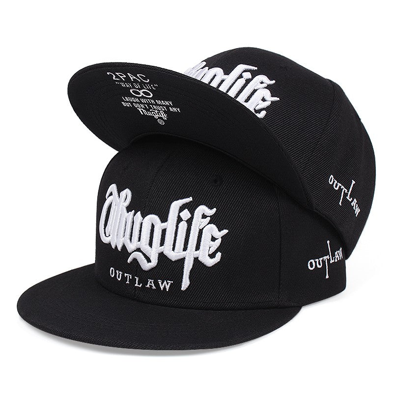 Moda masculina série ladrão dupla cor bloco snapback boné unissex guarda-sol