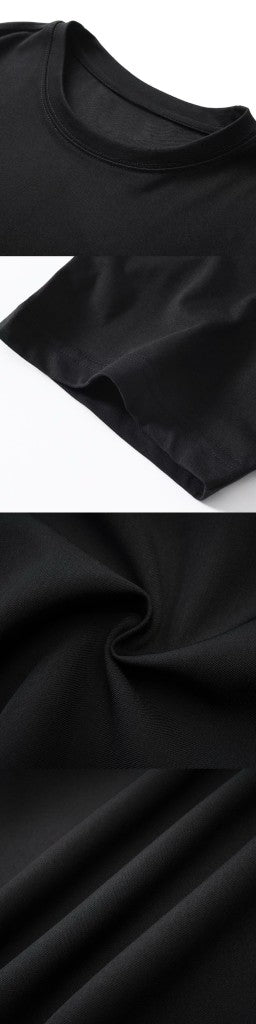 Verão 25 novo coreano masculino e feminino de alta qualidade casual tripulaçã