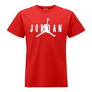 Camiseta esportiva masculina de manga curta gráfica esportiva basquete eua mich