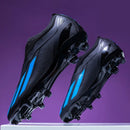 Sapatos de futebol de cano baixo unissex treinamento competição jogo sem costu