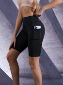 Mulheres cor sólida yoga shorts jogging corrida ciclismo fitness roupas esporti