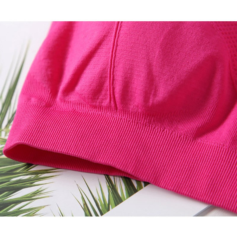 Sutiã esportivo feminino superior push up sutiã de fitness roupa interior espo