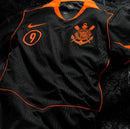 camiseta corintians III 25/26 preto com laranja nike