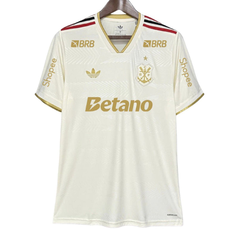 CAMISA FLAMENGO III TORCEDOR 25/26 MASCULINA DOURADA