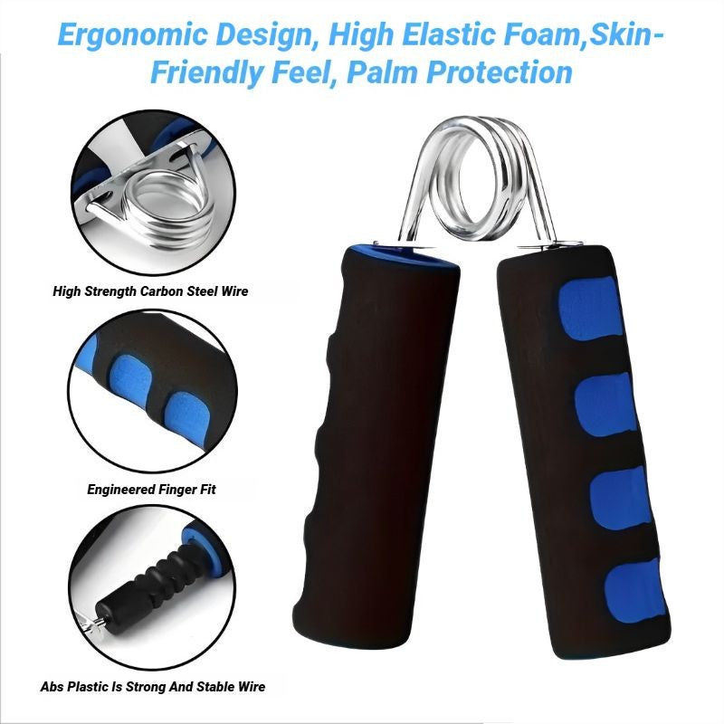 Primavera abertura de mão dedo força trainer exercitador de energia esponja an