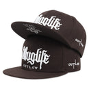 Moda masculina série ladrão dupla cor bloco snapback boné unissex guarda-sol