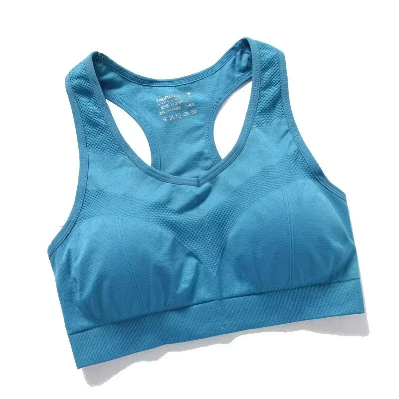 Sutiã esportivo feminino superior push up sutiã de fitness roupa interior espo