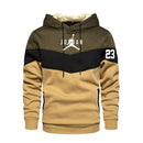 Moletons de manga compridos masculinos, moletons Harajuku, com capuz com gola O,