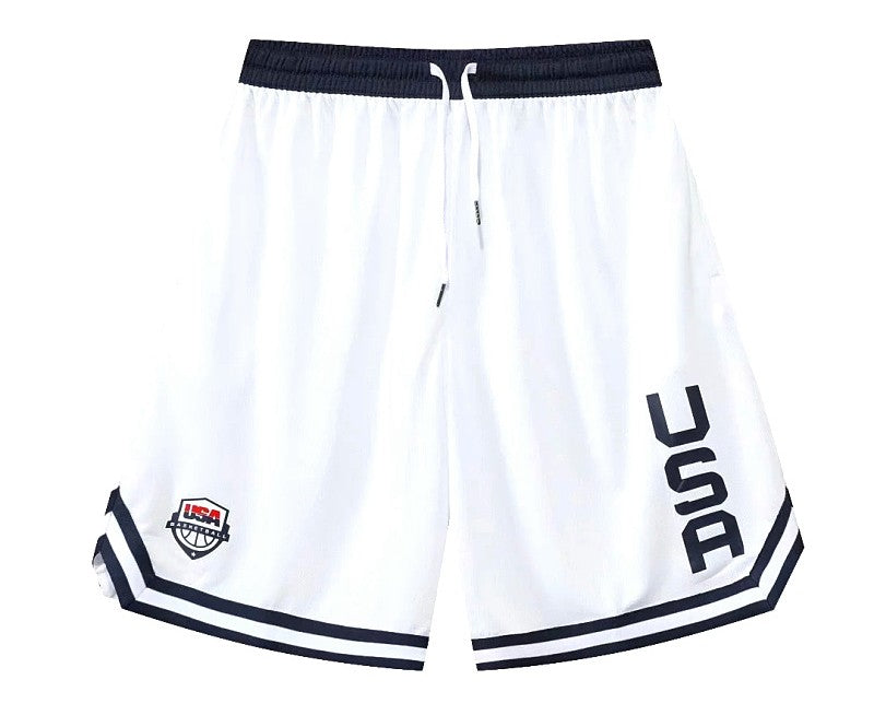 Shorts de basquete com estampa dos eua, treinamento masculino, shorts ativos, bo