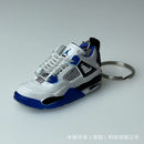 Tendência aj4 chaveiro jordan 4 modelo de sapato esportivo conjunto mochila pre