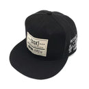 Nova moda masculina carta bordado maré all-match aba plana boné de beisebol ve