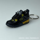 Tendência aj4 chaveiro jordan 4 modelo de sapato esportivo conjunto mochila pre