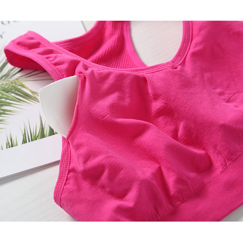 Sutiã esportivo feminino superior push up sutiã de fitness roupa interior espo
