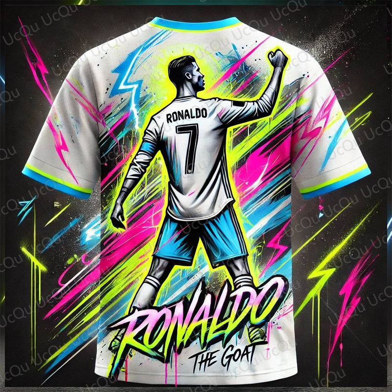 2025 CHATGPT Design Original Novo Arriavl The Goat Design Camisa de Futebol Kit