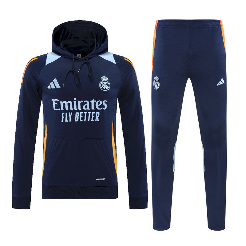 Conjunto Moleton+Calça Real Madrid 24/25