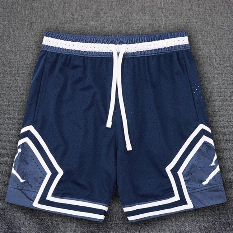 Shorts de basquete American Flyer masculino e feminino, esportivo, corrida, casu