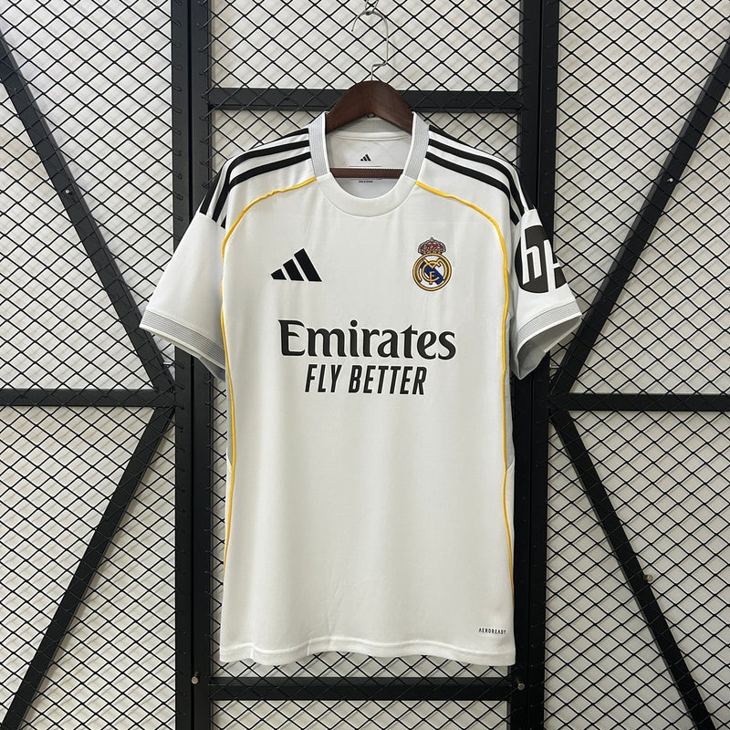 Camisa Real Madrid 2025 - Torcedor Masculina - Branca