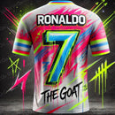 2025 CHATGPT Design Original Novo Arriavl The Goat Design Camisa de Futebol Kit