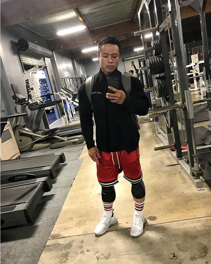 Calções de basquete esportivo masculino malha rápida calções de ginásio pa